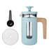 La Cafetière Pisa 3 Cup Cafetiere, Sky Blue