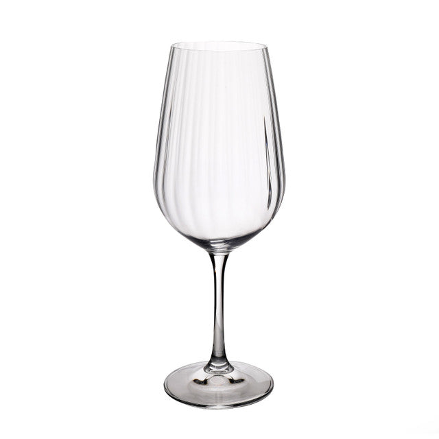 Mikasa Treviso 4-Piece Crystal Red Wine Glass Set, 600ml