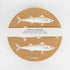 Liga - Cork Placemat Set of 4 - Mackerel