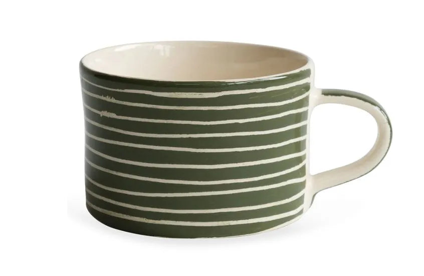 Musango Mugs Sgraffito Stripe (Available in 10 Colours)