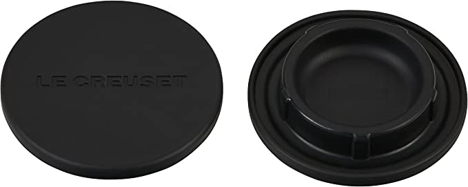 Le Creuset Set of 2 Silicone Mill Caps Black Onyx