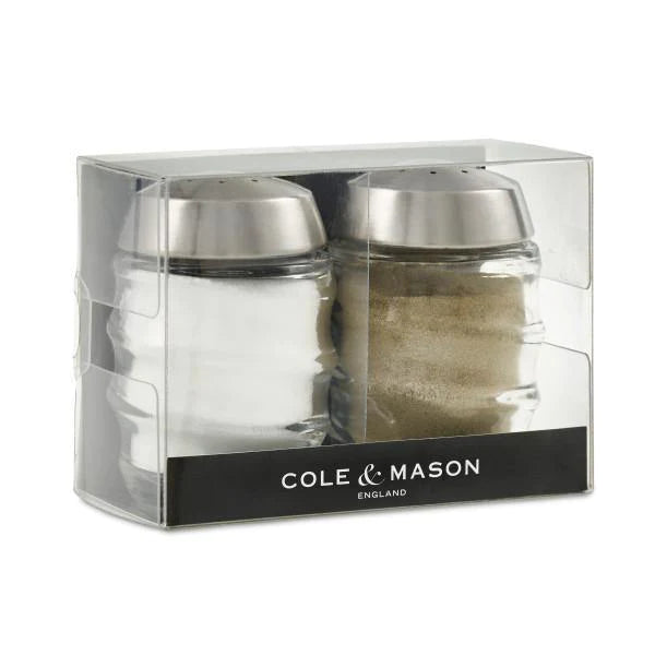 Cole & Mason - Bray Salt & Pepper Glass Shaker Set 70mm