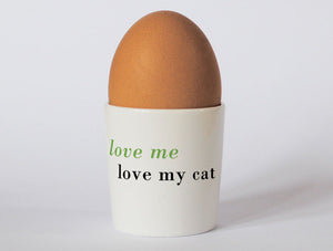 Repeat Repeat - Happiness Egg Cup - Long Cat Green