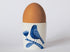 Indigo Collection Fine Bone China Egg Cups | 4 Bird Designs by Repeat Repeat
