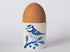 Indigo Collection Fine Bone China Egg Cups | 4 Bird Designs by Repeat Repeat