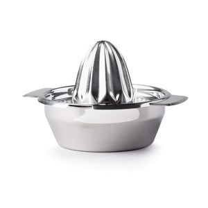 Kilo Stainless Steel Citrus Juicer with Dish
