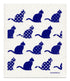 Jangneus Blue Cats Dishcloth