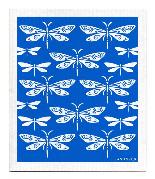 Jangneus NEW Blue Dragon Fly Dishcloth