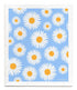 Jangneus Blue Ochre Daisy Dishcloth