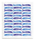 Jangneus Blue Sardines Dishcloth