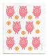 Jangneus Blush Pink Pigs Dishcloth