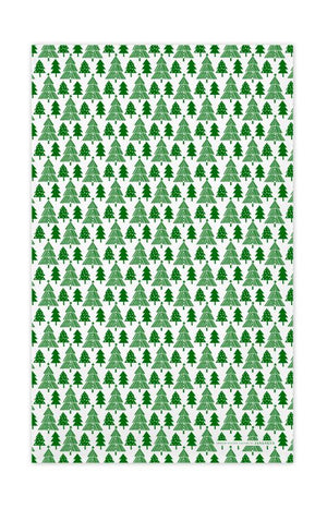 Jangneus Green Christmas Forest Tea Towel