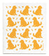 Jangneus Ochre Doodle Dog Dishcloth