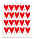 Jangneus Red Mini Heart Dishcloth