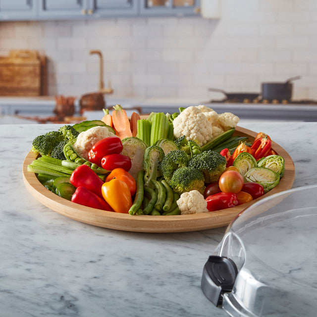 Farberware Build-a-Board Bamboo Round Board, 35.5CM