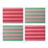 Creative Tops NEW Stripe Print Pack of 4 Premium Placemats