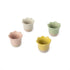 Jamie Oliver Big Love Excellent Egg Cups, Set of 4, Mixed Colours, 6cm, Stoneware