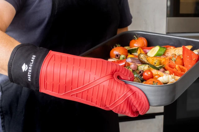 MasterClass Seamless Silicone Oven Glove With Cotton Sleeve