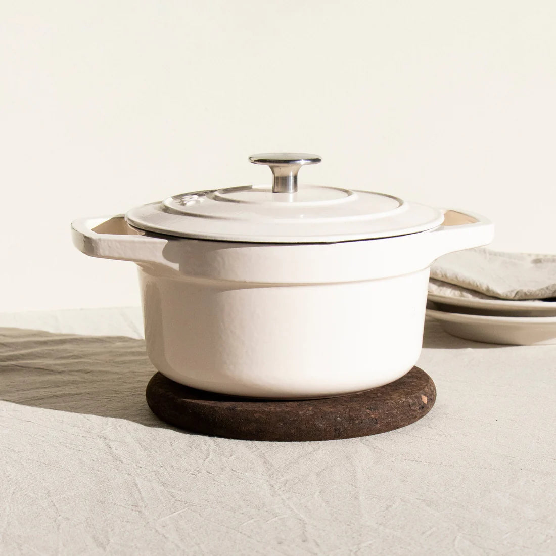 Liga Smoked Cork Trivet | Small