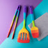 Taylor's Eye Witness Rainbow Silicone Tongs
