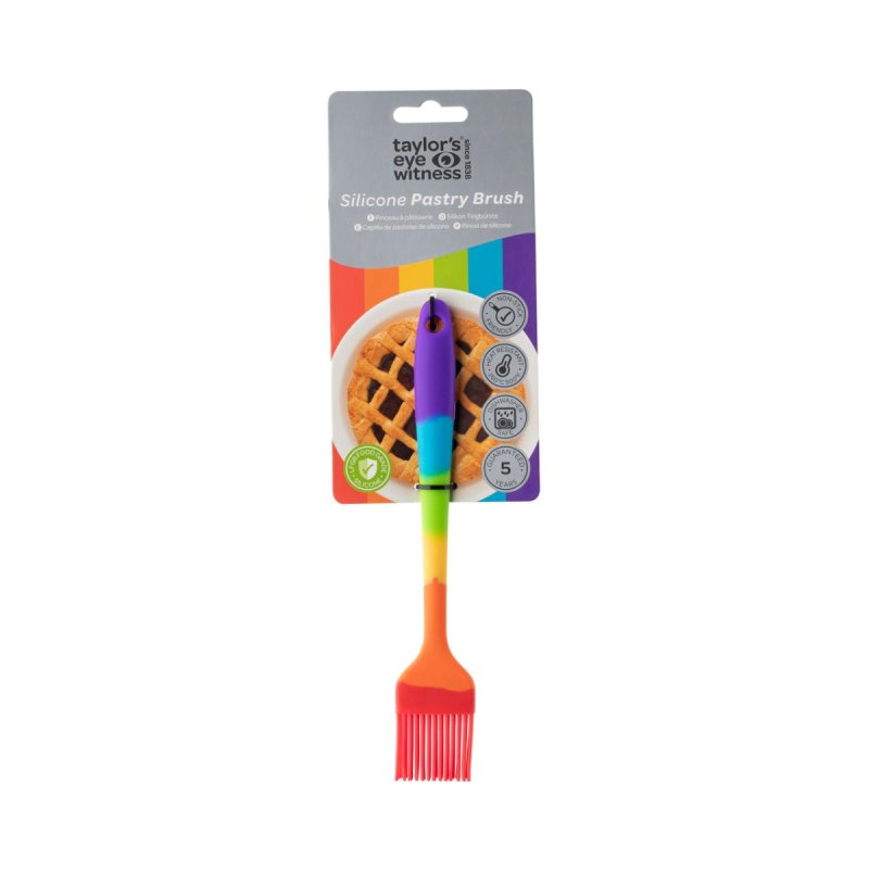 Taylor's Eye Witness Mini Rainbow Silicone Pastry Brush