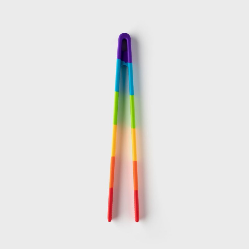 Taylor's Eye Witness Rainbow Silicone Tongs