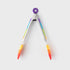 Taylor's Eye Witness Mini Rainbow Silicone & Stainless Steel Tongs
