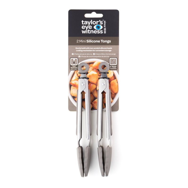 Taylor's Eye Witness 2 Mini Silicone Tongs 17cm