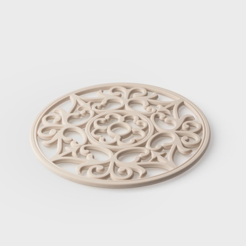Vintage Round Silicone Trivet & Placemat (4 colours available)