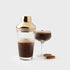 Taproom Reeded Glass Cocktail Shaker, Gold