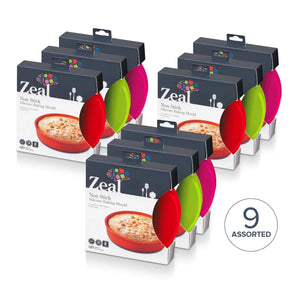 Zeal - Round Sandwich Mould 7” either Green, Red or Pink