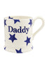 Emma Bridgewater Blue Star 'Daddy' 1/2 Pint Mug