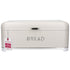 KitchenCraft Lovello Textured Large Bread Bin, Latte Cream