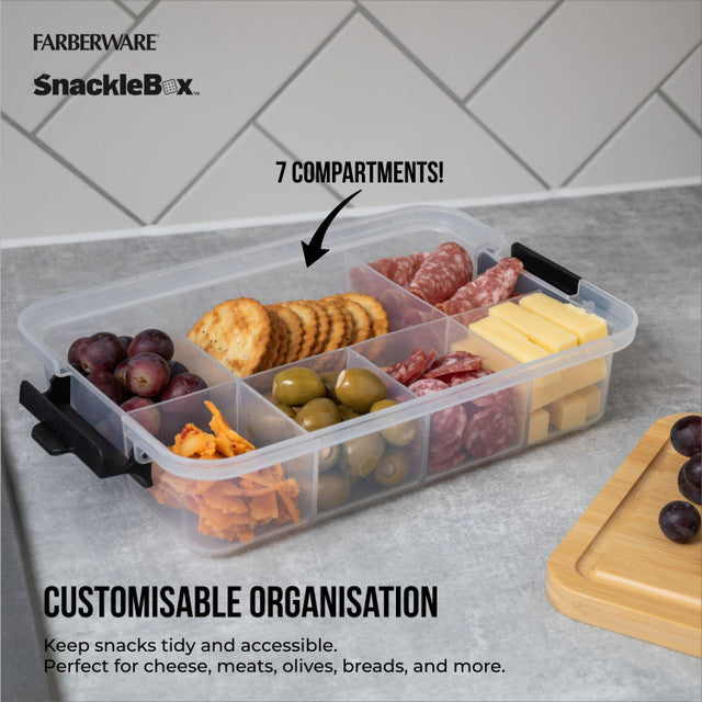 Farberware New SnackleBox Bamboo Board and Box 20 x 33CM