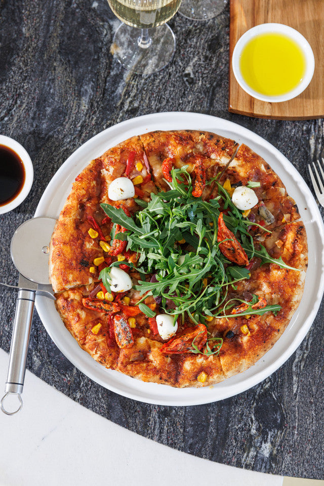 Mikasa New Chalk Porcelain Pizza Plate, White, 32cm