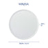 Mikasa New Chalk Porcelain Pizza Plate, White, 32cm