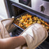 MasterClass Deluxe Professional Double Oven Glove, Cream