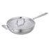 Kuhn Rikon Culinary Fiveply Chef's Pan with lid uncoated