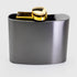 Taproom Black & Brass Hip Flask 140ml / 5oz