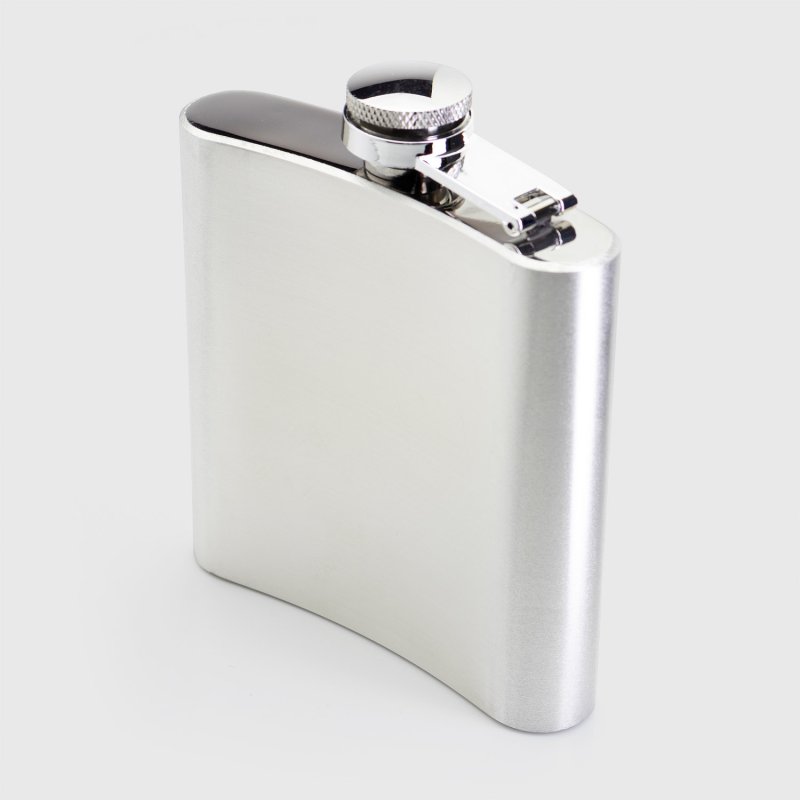 Taproom Stainless Steel Hip Flask 170ml / 6oz