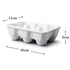 WM Bartleet & Sons Divided Fridge Egg Box