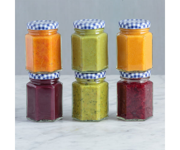 Hexagonal Twist Top Jar 110ml