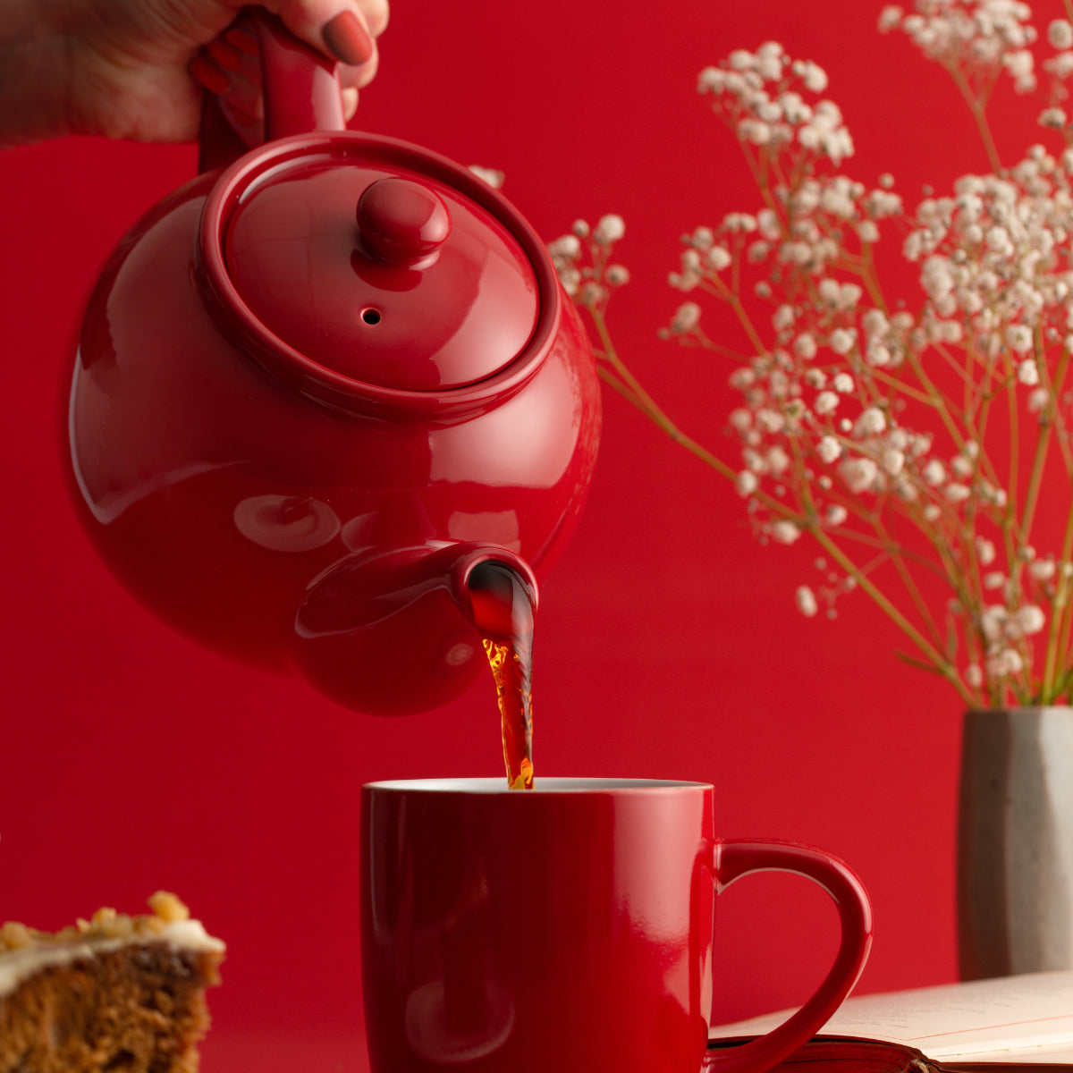 Price & Kensington Red 6 Cup Teapot