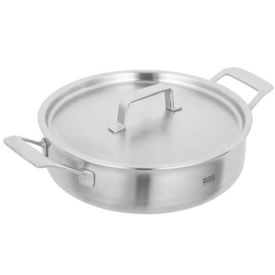 Kuhn Rikon CULINARY FIVEPLY Serving pan with lid, Uncoated