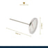 MasterClass Large Stainless Steel Meat Thermometer