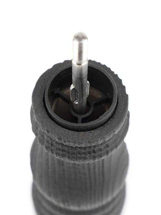 Peugeot Paris Nature Black Manual Upcycled Wooden Salt Mill, 22cm