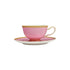 Maxwell & Williams Teas & C's Kasbah Hot Pink 200ml Footed Cup and Saucer