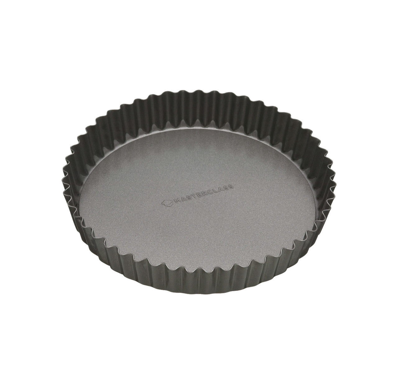 MasterClass Non-Stick Loose Base Fluted Quiche Tin, 20cm