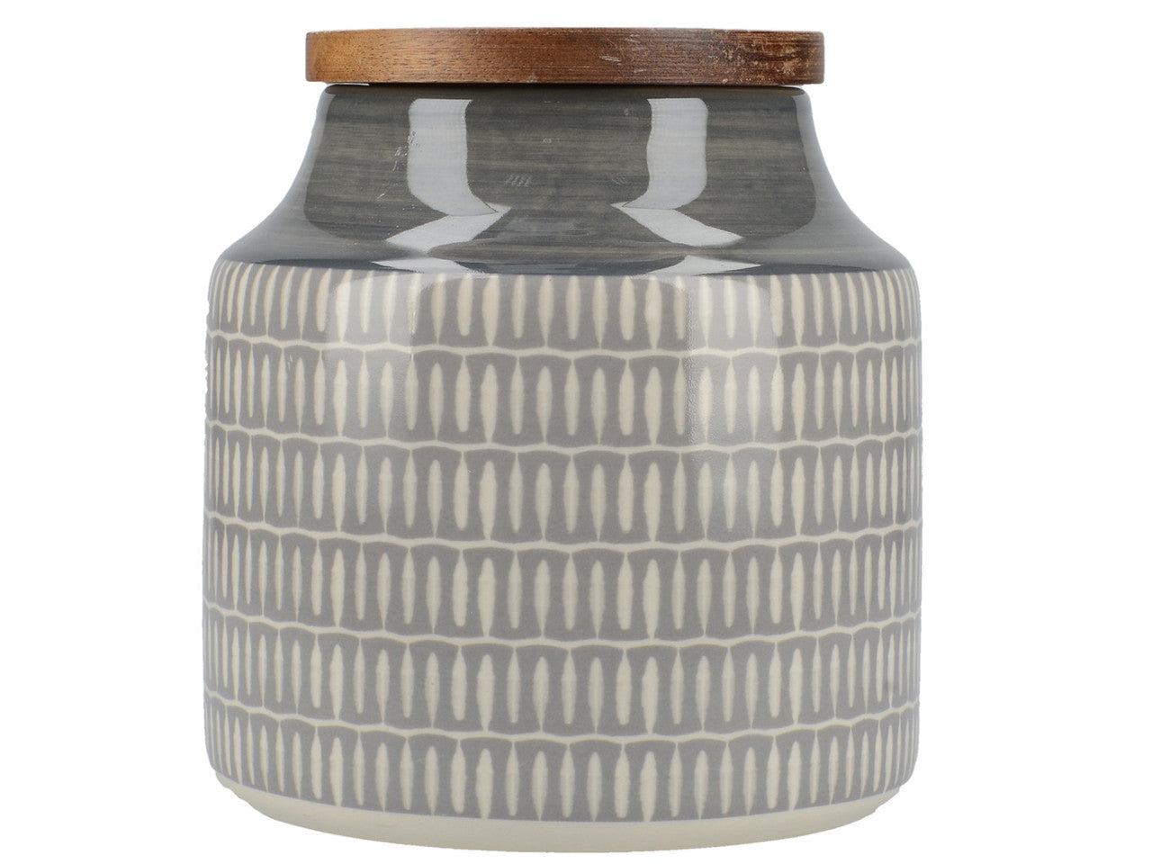 Mikasa Drift Storage Jar Grey