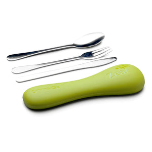 Zeal On The Go Cutlery Set Lime Green